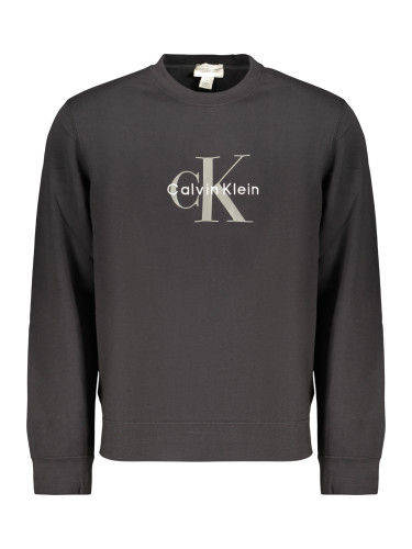 Черен суитшърт с цип Calvin Klein