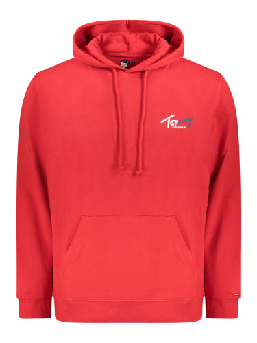 Мъжки червен суитшърт с цип TOMMY HILFIGER