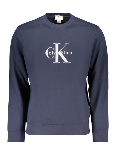 Мъжки син суитшърт с цип Calvin Klein