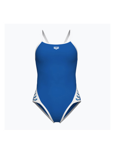 Цял бански костюм arena Icons Super Fly Back Solid royal/white