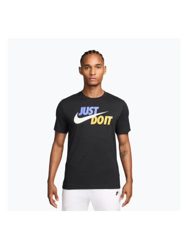 Мъжка тениска Nike Sportswear JDI black/sapphire/sail/saffron quartz