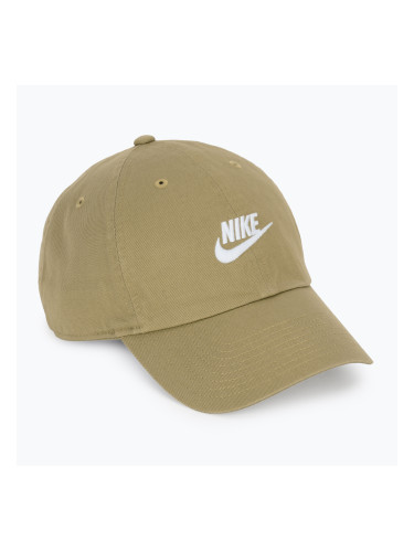 Шапка с козирка Nike Club Unstructured Futura Wash parachute beige/white