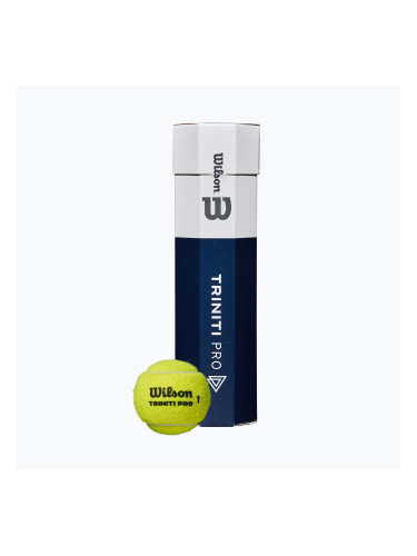 Wilson Triniti Pro Tball топки за тенис 4 бр. жълти WR8204801001
