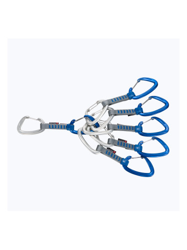 Комплект от MAMMUT Crag Wire 10 cm 6pcs сребристо-сини експреси