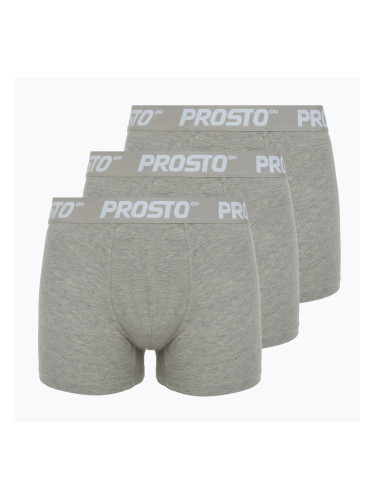 Мъжки боксерки PROSTO KL252MACC 3 чифта gray