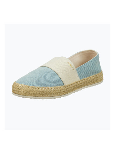 Дамски еспадрили GANT Raffiaville light blue/cream