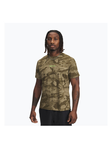 Мъжка тренировъчна тениска Under Armour Project Rock Iso Chill SS bayou/timberwolf taupe/baroque green