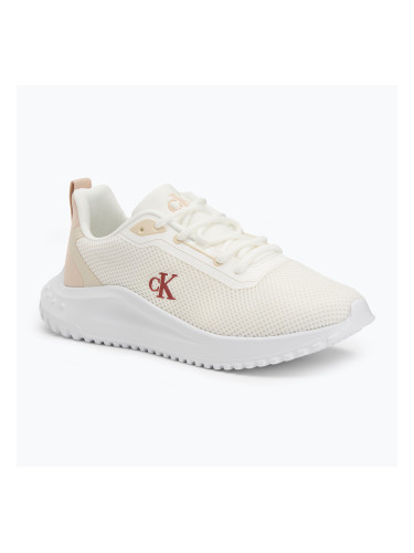 Calvin Klein дамски обувки YW0YW01851 Eva Runner L-Up Mix Mesh Logo Ck bright white/black