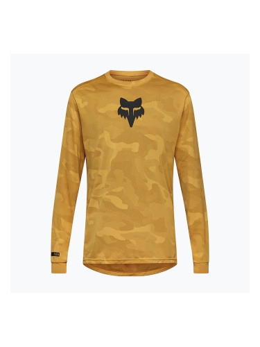 Мъжка блуза с дълъг ръкав за колоездене Fox Racing Ranger Tru Dri bronze