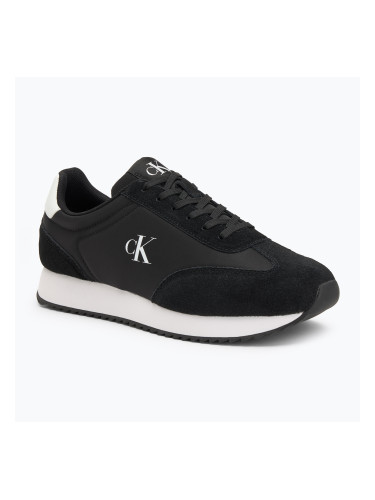 Calvin Klein мъжки обувки YM0YM01325 Retro Runner Lace Up Ny-Su Black/Bright White