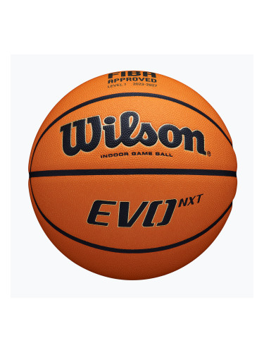 Wilson баскетболна топка EVO NXT Fiba Game Ball orange размер 7