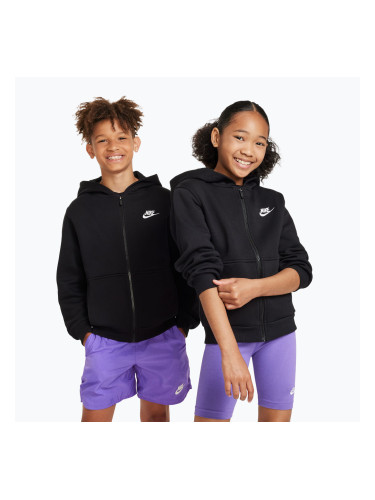 Детски суитшърт Nike Sportswear Club Fleece black/white