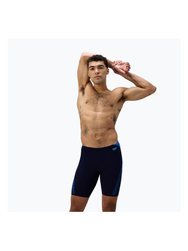 Мъжки шорти за плуване тип клин Speedo Hyper Boom Splice peacoat/lagoon blue