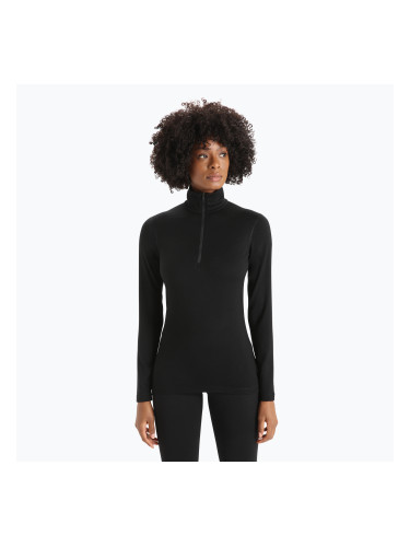 Дамски термален суитшърт Icebreaker 200 Oasis Half Zip black