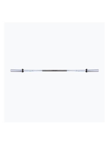 Прав лост за щанги Sveltus Training Bar + 2 Spring Collars 175 cm chrome