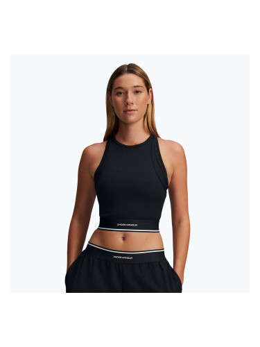 Горнище за тренировка на Under Armour Meridian Rib Branded Tank black/whi за жени