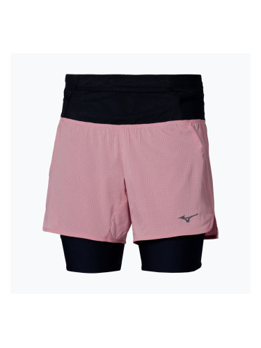 Дамски шорти за бягане Mizuno Trail Multipocket 2In1 Short rose elegance