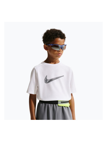 Детска тениска Nike Multi Dri-Fit white/black
