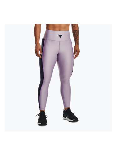 Дамски тренировъчен клин Under Armour Project Rock HG Ankle purple luxe
