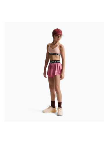 Детски къси панталони/шорти Nike Pro Dri-Fit 2in1 peony/black/white