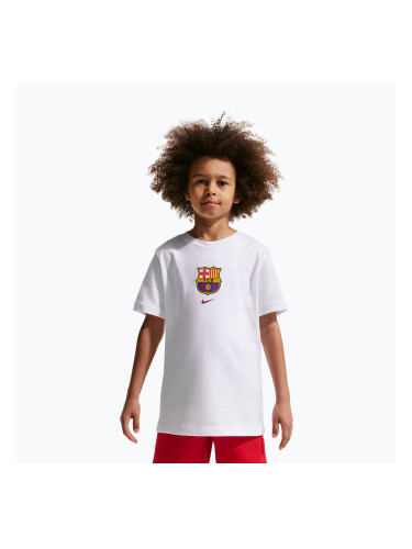 Детска тениска Nike FC Barcelona Soccer white