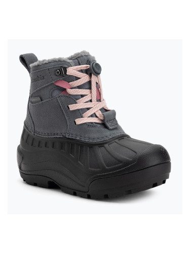 Детски зимни ботуши Columbia Youth Powderbug Alpine graphite/pink haze