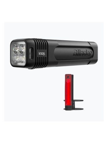 Комплект светлини за велосипед Knog Blinder Pro 600/Plus черен