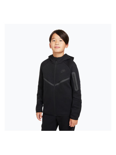 Детски суитшърт Nike Sportswear Tech Fleece Full Zip black/black/black