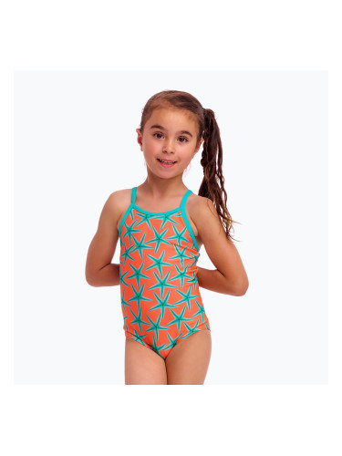 Детски цял бански костюм Funkita Printed One Piece stars below