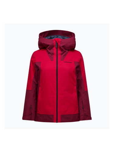 Дамско скиорско яке Perak Performance Rider Tech Insulated vertical zenith/tech burgundy