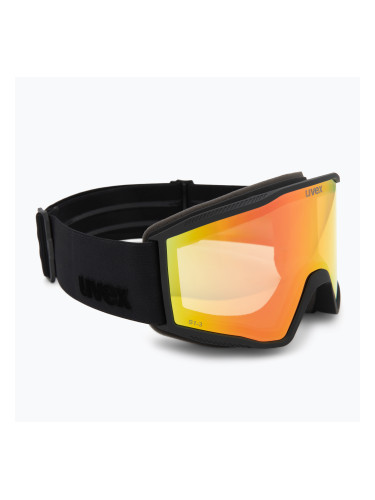 Скиорска маска Uvex Blast V black matt/vario rainbow mirror