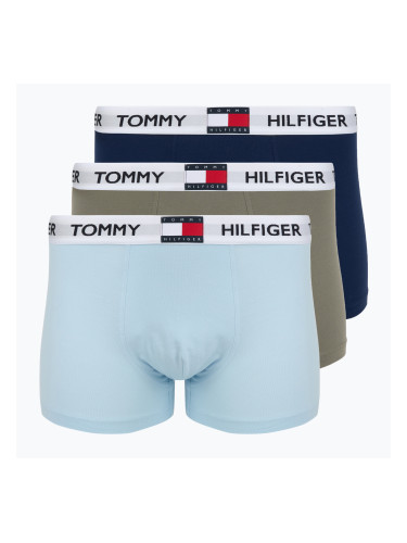 Боксерки Tommy Hilfiger Trunk 3 чифта utility sage/prppy navy/keepsake blue