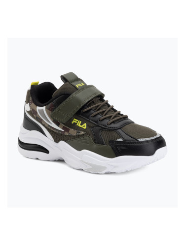 Детски обувки FILA Madrun Velcro olive night
