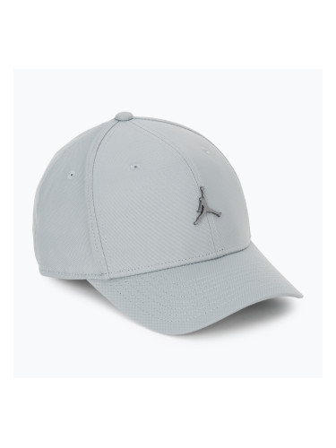 Шапка с козирка Jordan Rise Structured Metal Jumpman light smoke grey/R511