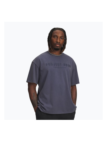 Мъжка тениска Under Armour Project Rock Q3 ST Graphic downpour gray/white