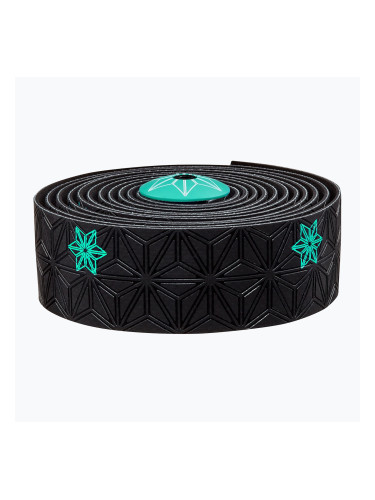 SUPACAZ Super Sticky Kush Galaxy Celeste print/celeste plugs handlebar wrap