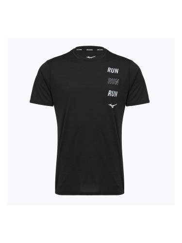 Мъжка тениска за бягане Mizuno Core Run Short Sleeve Tee black