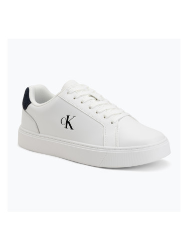 Мъжки обувки Calvin Klein YM0YM01435 Classic Cupsole Laceup Leather bright white/navy