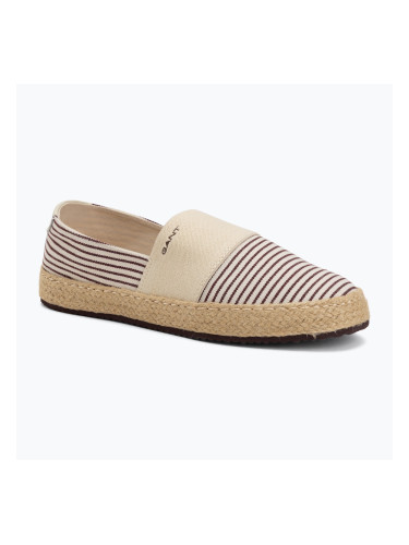 Дамски еспадрили GANT Raffiaville brown/cream