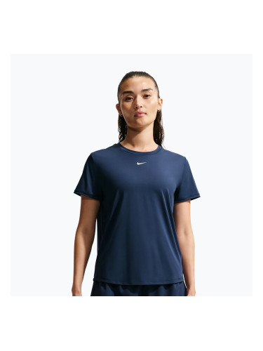 Дамска тренировъчна тениска Nike One Classic midnight navy/white