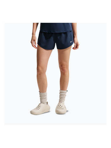 Дамски тренировъчни шорти Nike One midnight navy/white