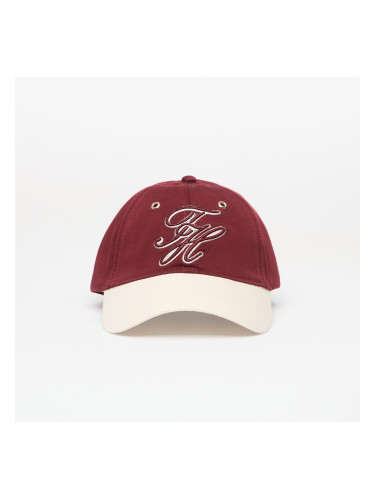 Шапка Tommy Hilfiger Script Colorblock Cap Velvet Maroon Universal