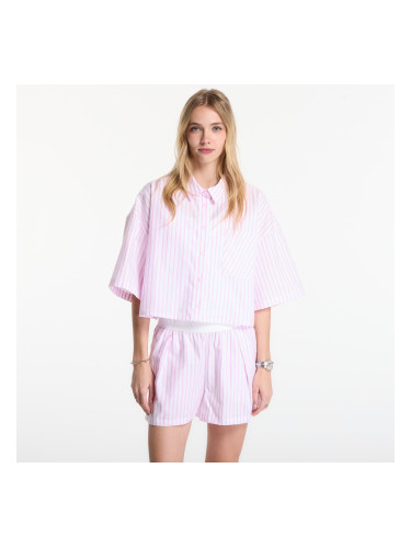 Риза Nike Sportswear Chill Poplin Women's Oversized Short-Sleeve Top Lt Magenta/ Pink Foam/ Summit White XS