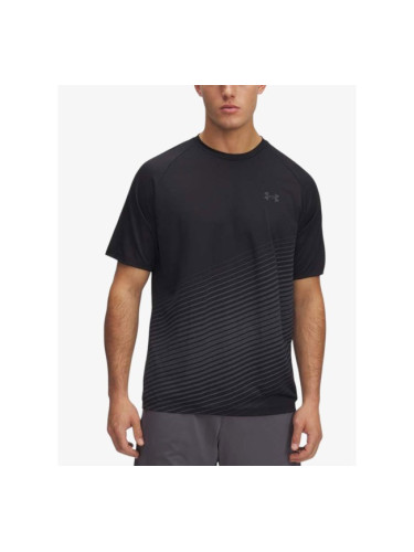 UNDER ARMOUR Tech Fade Ss Tee Black / Titan Gray