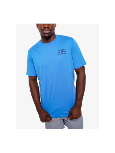 UNDER ARMOUR Triple Stack Logo Ss Deep Blue