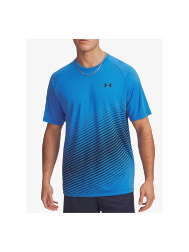 UNDER ARMOUR Tech Fade Ss Тее Blue