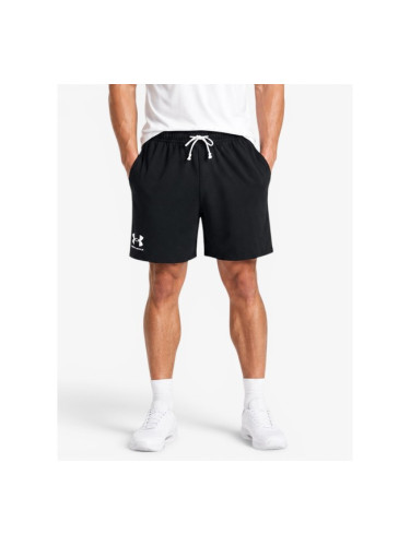 UNDER ARMOUR Men Rival Terry 6 Shorts Black