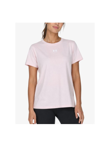 UNDER ARMOUR Rival Core Tee Pink