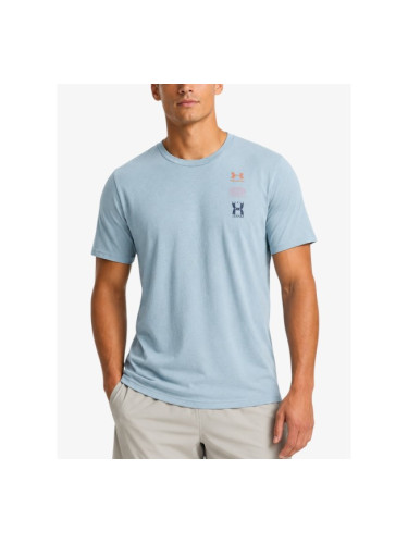 UNDER ARMOUR Live Evol Logo Ss Tee Blue