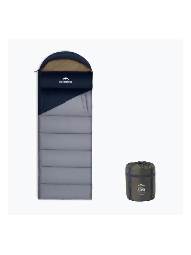 Спален чувал Naturehike U450 Sunny Day Left navy blue/ligth blue